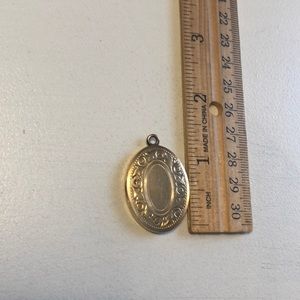 Victorian gold filled locket pendant